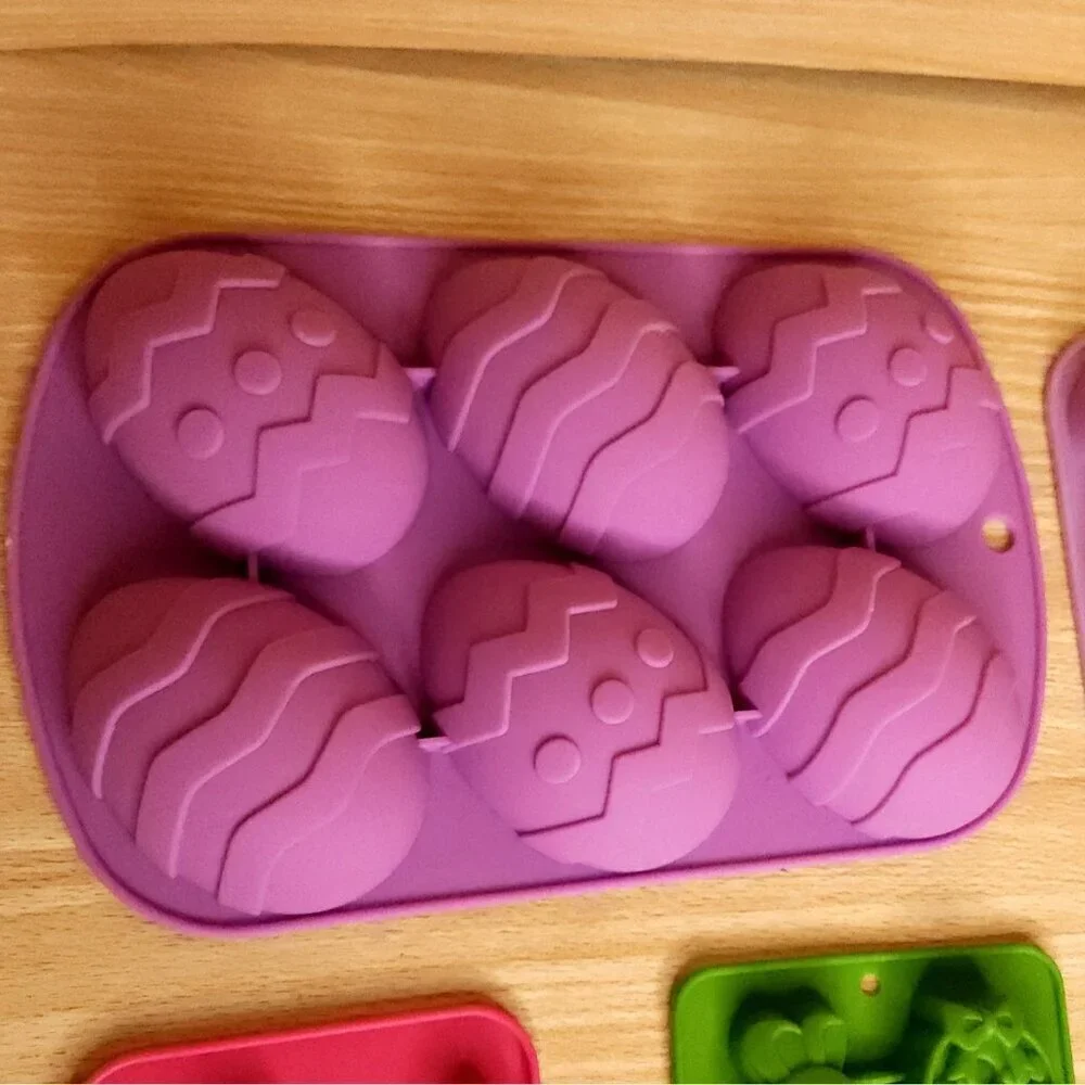 Easter Silicone Baking Molds Lot